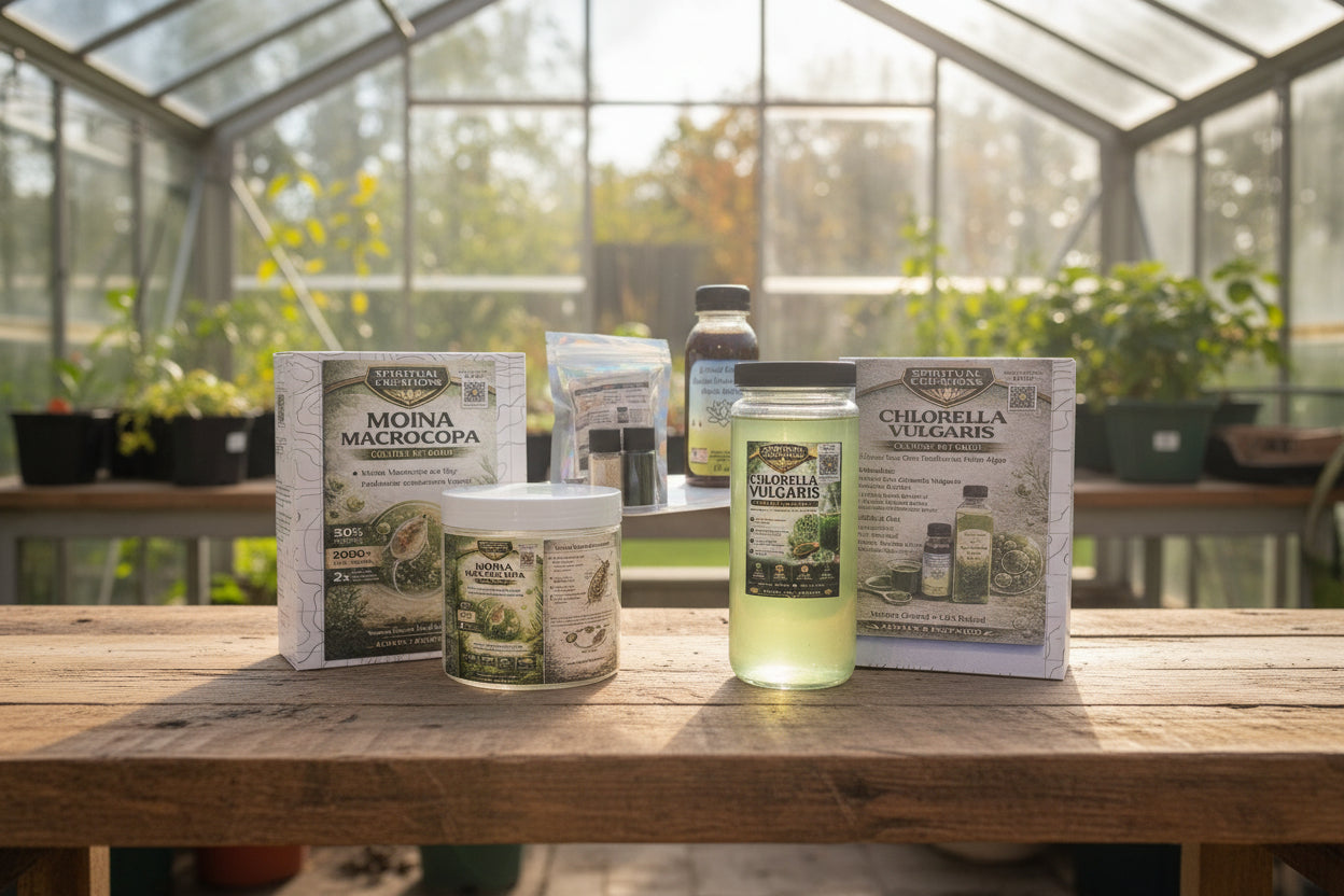 Spiritual Creations Moina Macrocopa And Chlorella Vulgaris Home Culturing Kit For Freshwater Aquarium