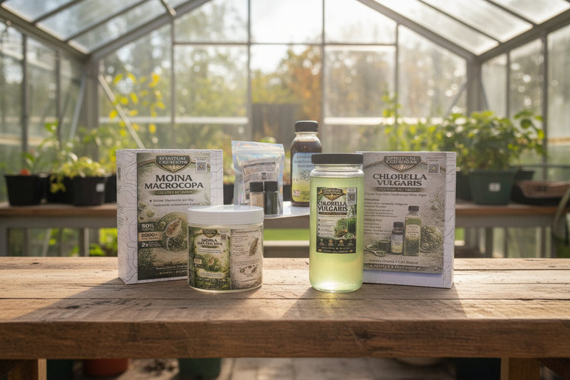 Spiritual Creations Moina Macrocopa And Chlorella Vulgaris Home Culturing Kit For Freshwater Aquarium