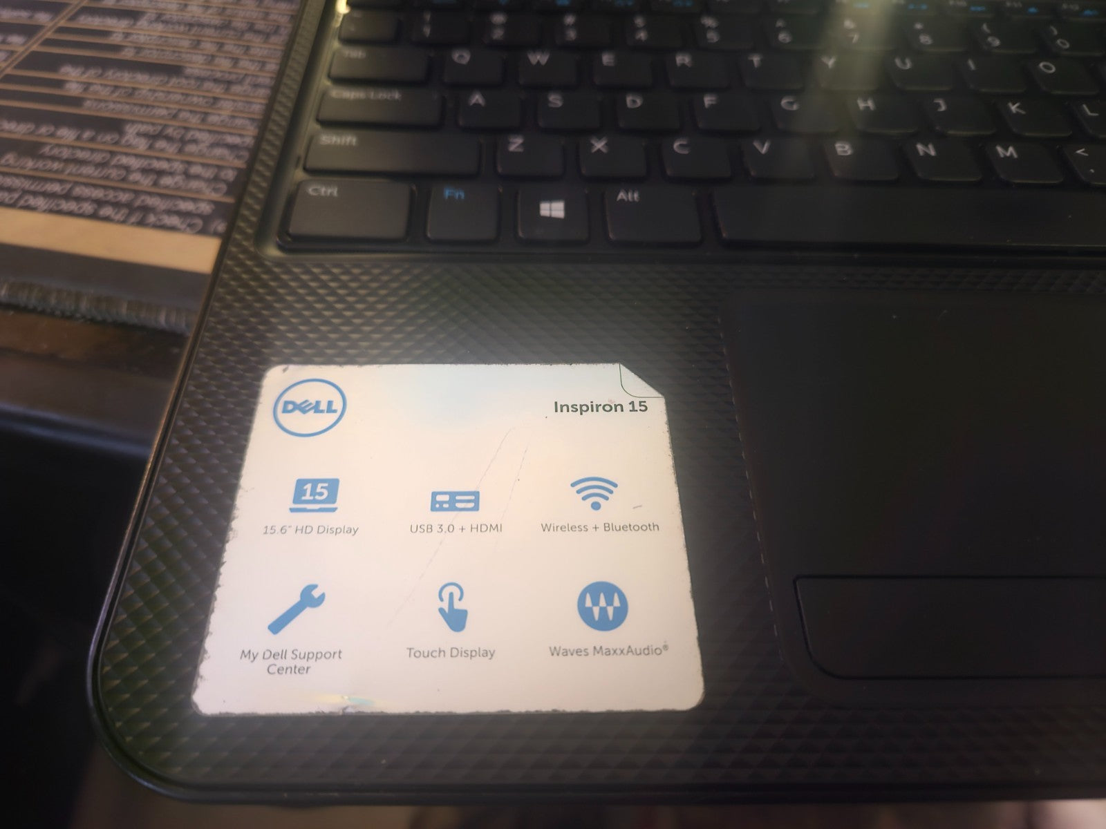 Dell Inspiron 15-3521 15.6in.  Intel Core i3 3rd Gen., 1.9GHz, *NO RAM*