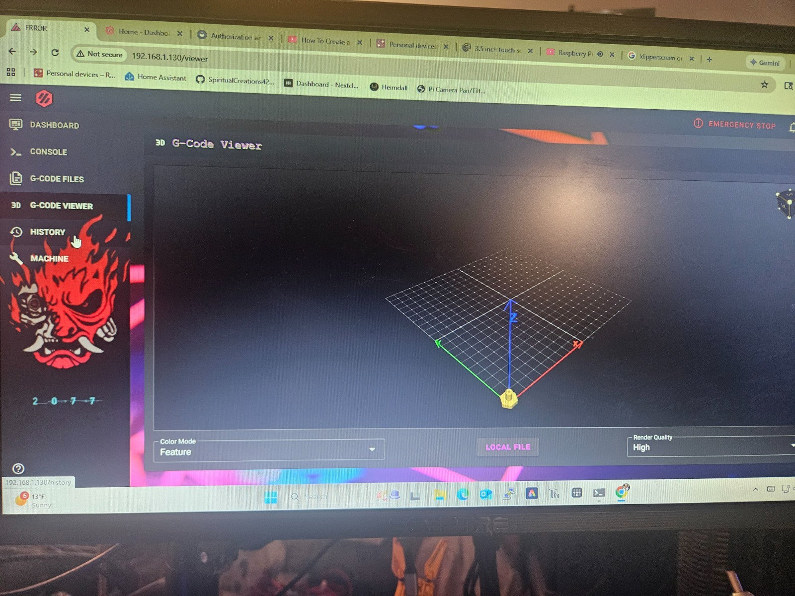 Pi Zero 2 W Klipper 3D Printer Upgrade, Klipperscreen, Mainsail OS, Crows Nest