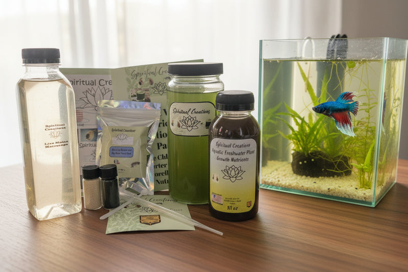 Spiritual Creations Moina Macrocopa Chlorella Vulgaris Home Culturing Kit Complete
